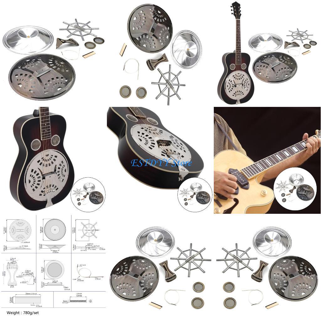 Dobro Resonator Guitar - Conos resonadores guitarra G6DE, pantallas boca,