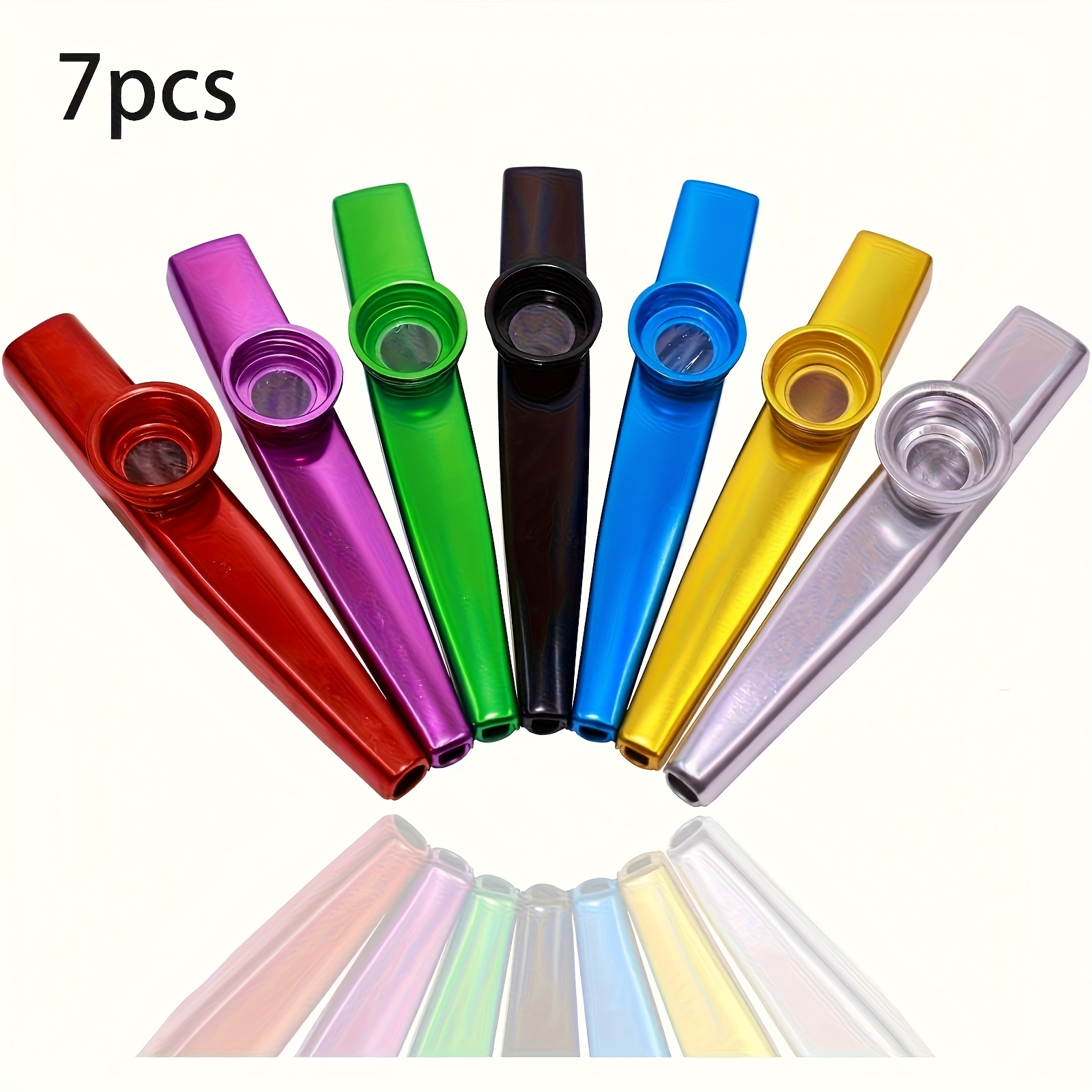 Musical Instrument Note - Kazoos de Metal de 7 Uds.,