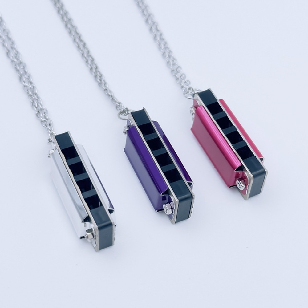 Musical Instruments Names - Armónica de collar de 4 orificios