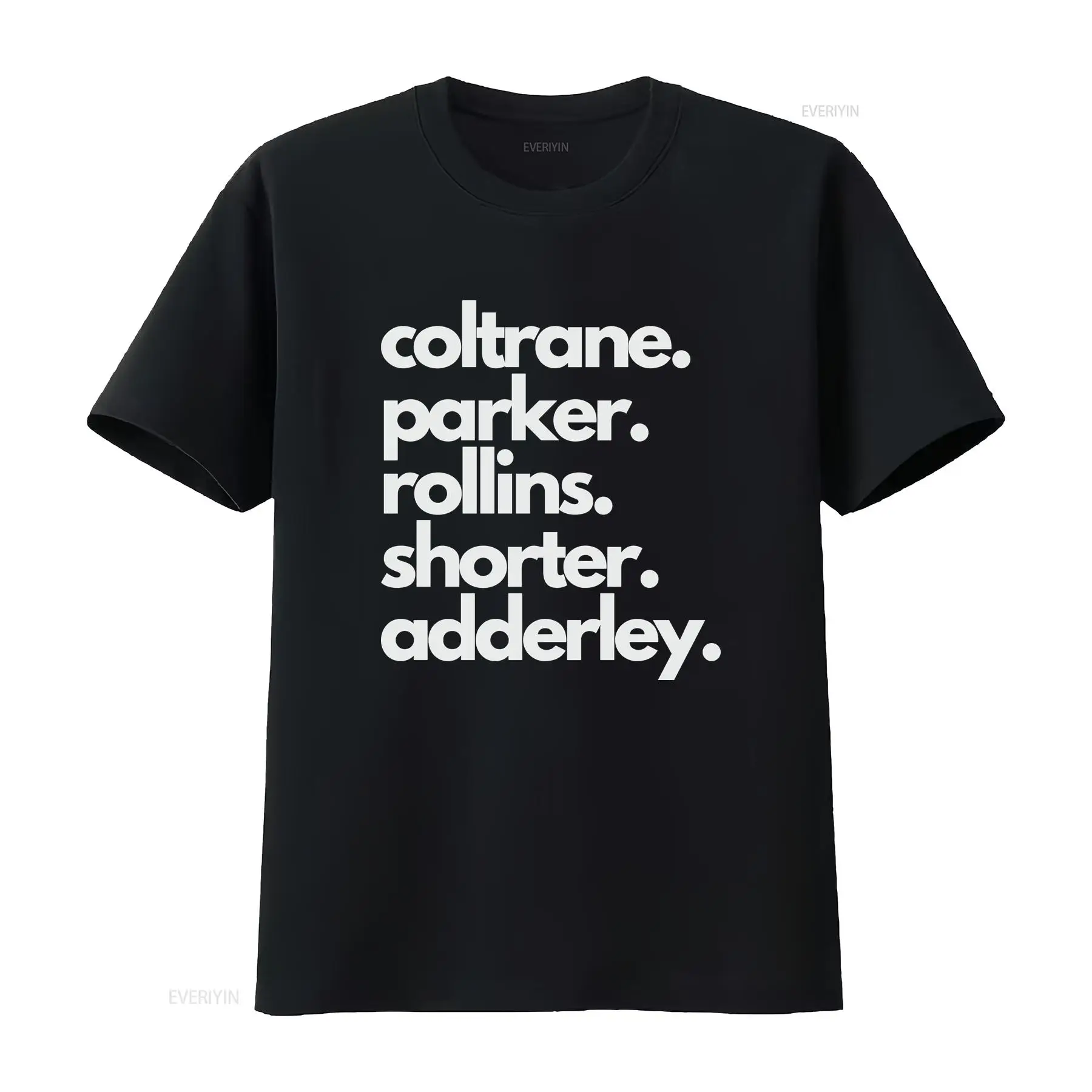Musical Instrument And Name - Camiseta con nombres de leyendas del
