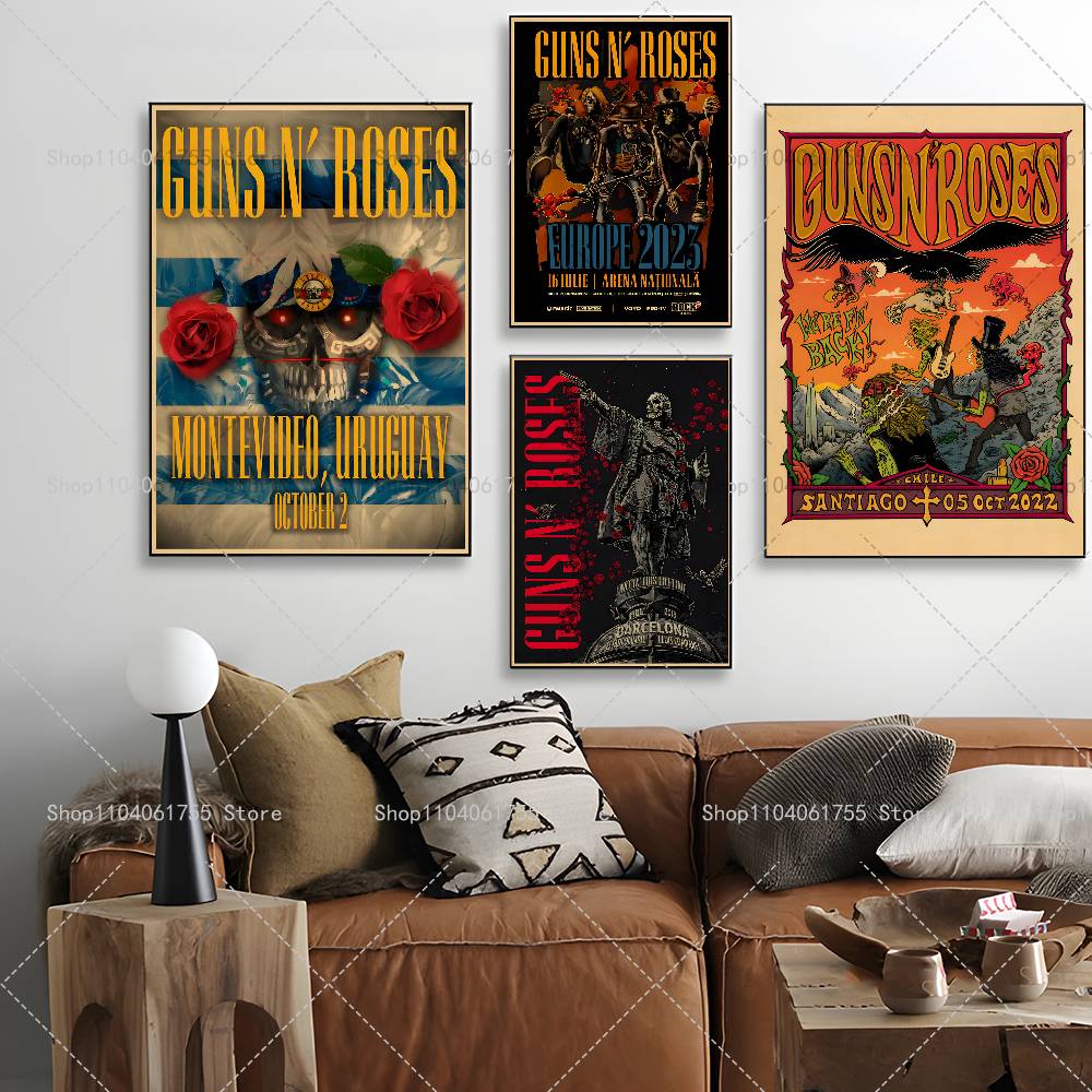 Póster de la banda de rock G-G - Musical Instrument Poster reseña y precio