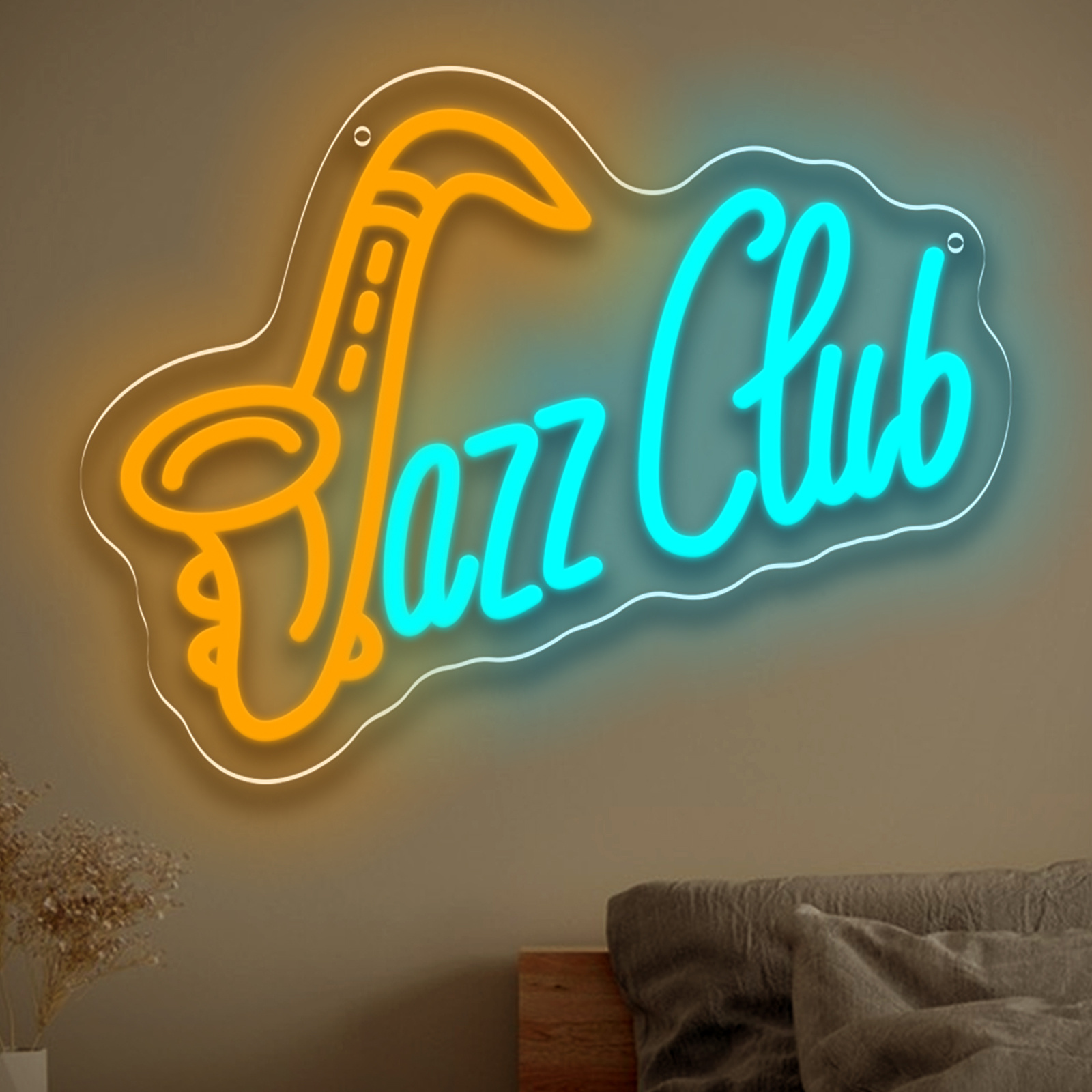 Letrero de neón LED para Club  - Musical Instrument Image reseña y precio