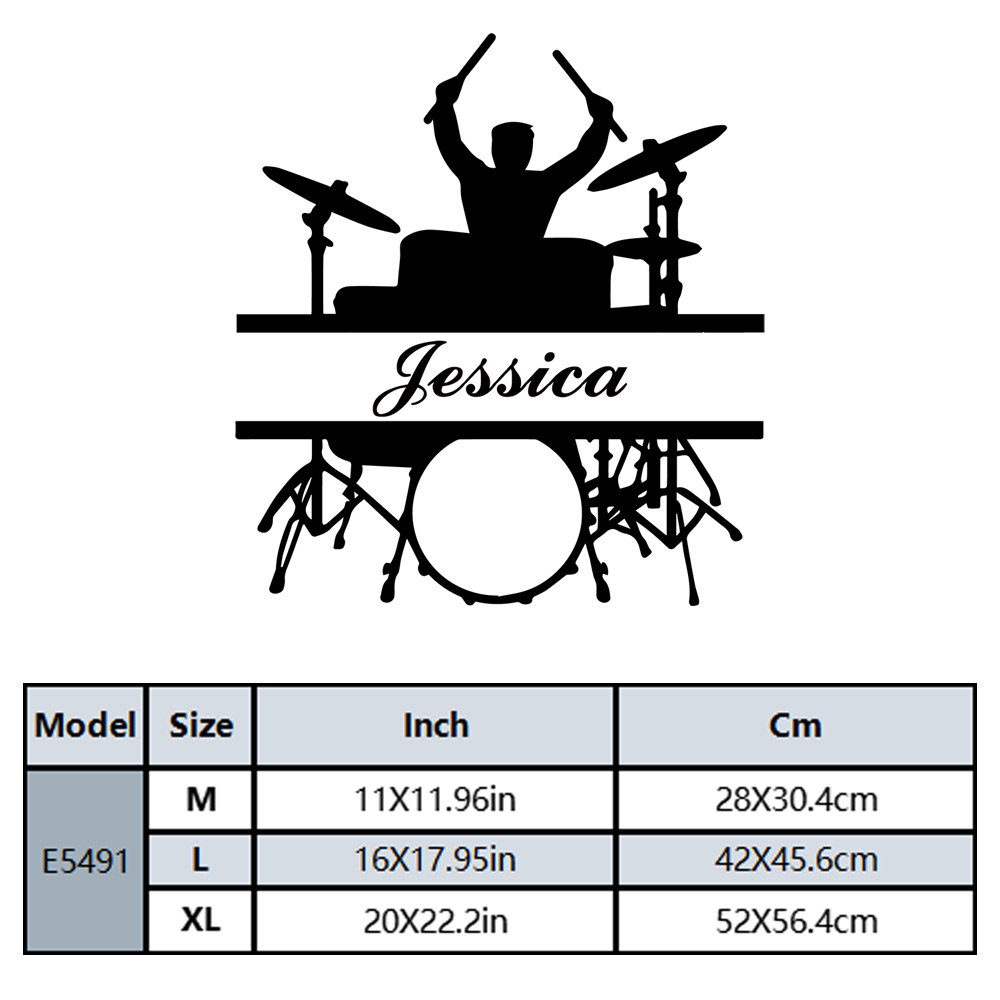 1 unidad de pegatinas de pared - Musical Instrument And Name reseña y precio