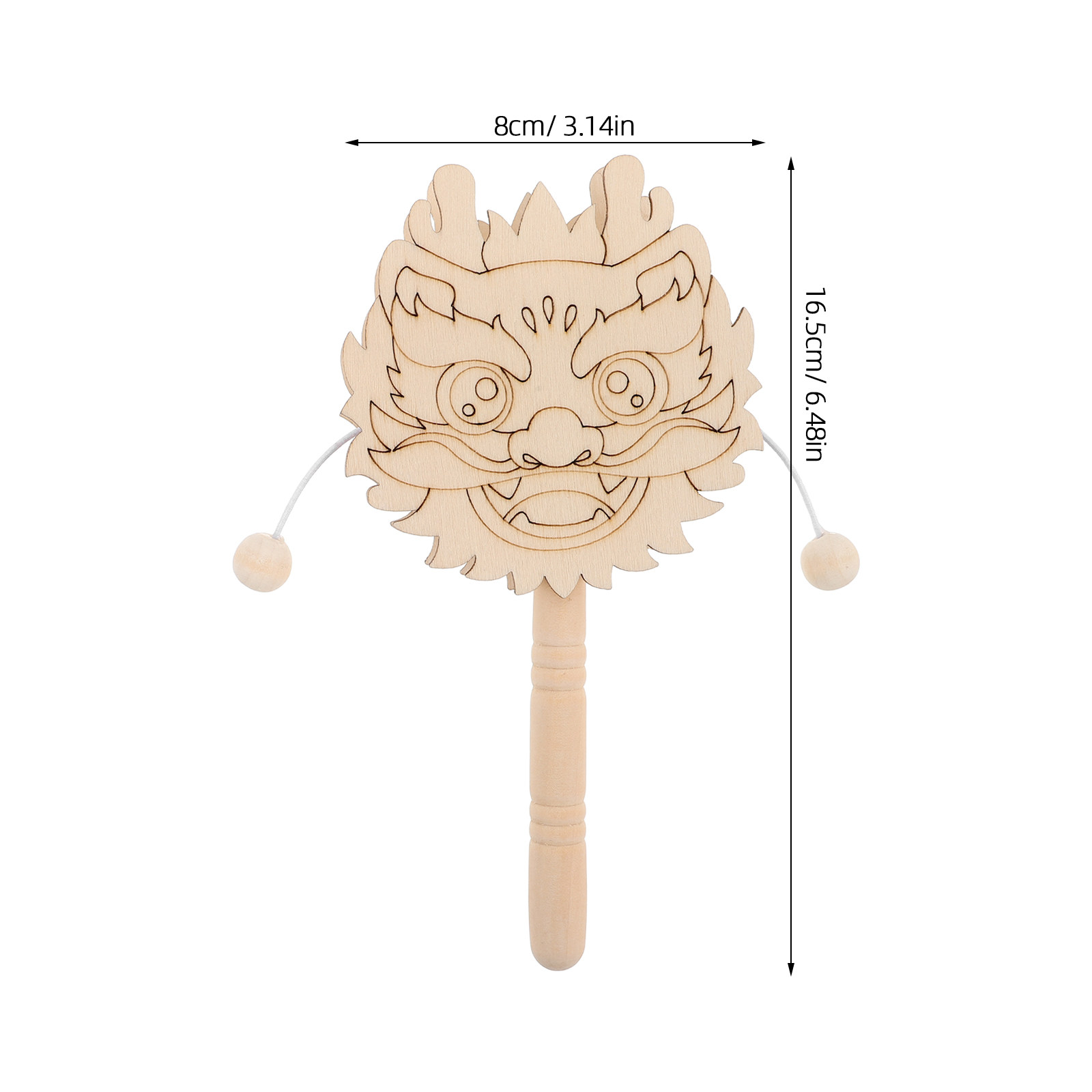 Tambor Sonajero de Madera Sin  - Musical Instrument Diy For Kids reseña y precio
