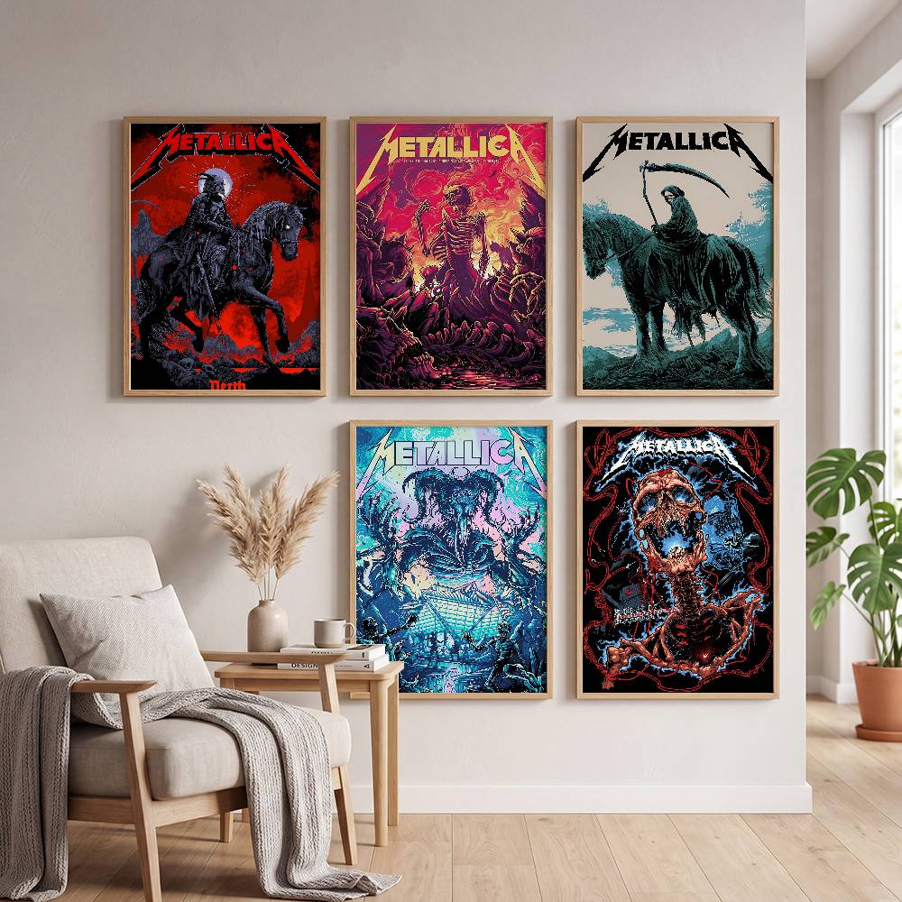 Póster clásico de banda de roc - Musical Instrument Poster reseña y precio