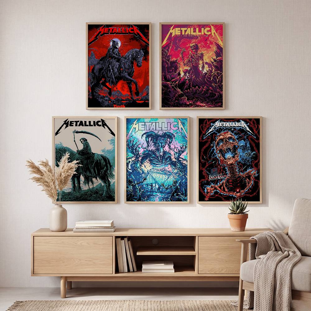 Póster clásico de banda de roc - Musical Instrument Poster reseña y precio
