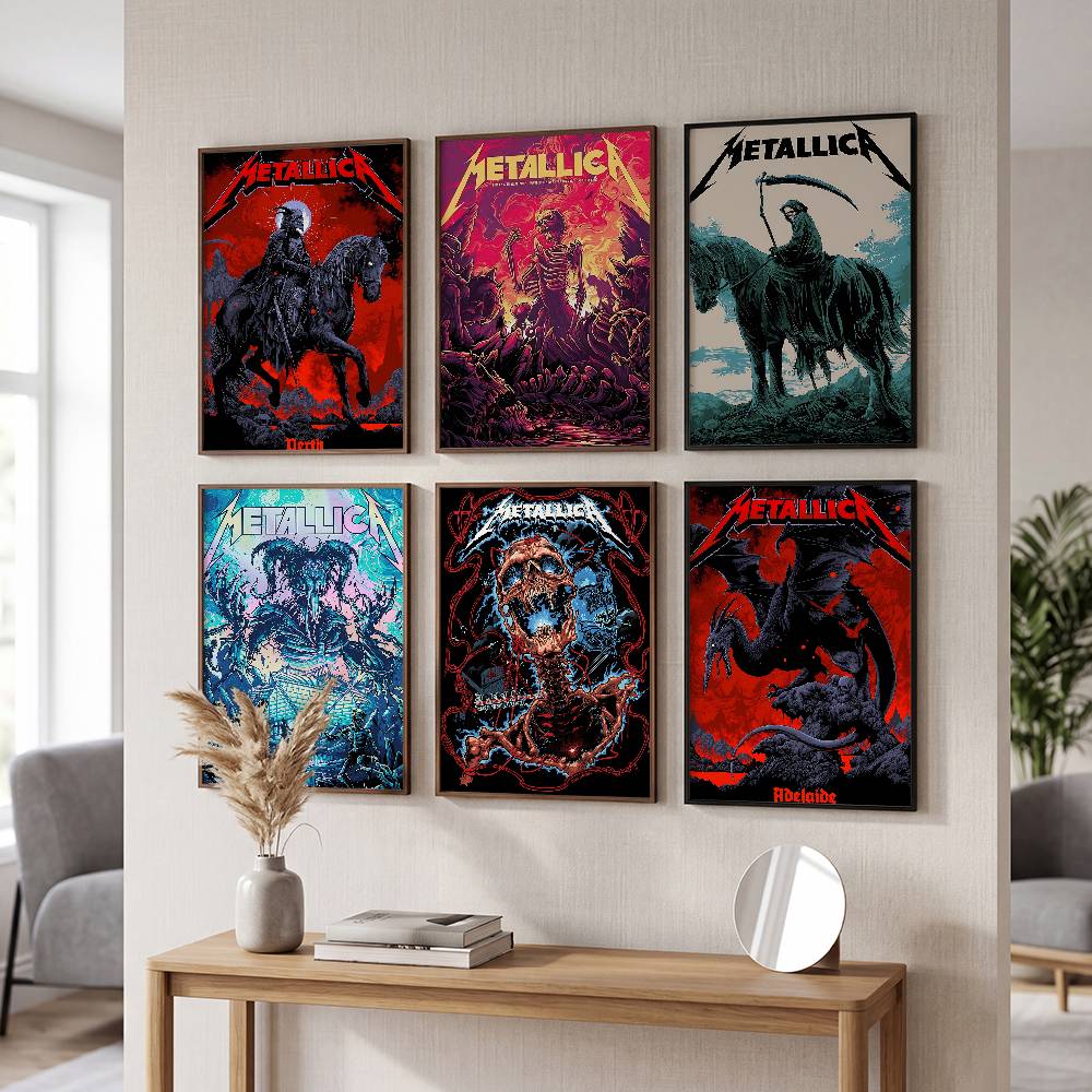 Póster clásico de banda de roc - Musical Instrument Poster reseña y precio