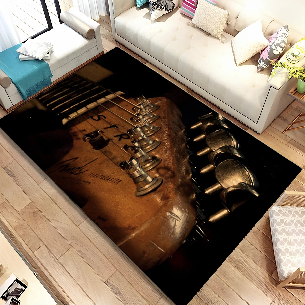 Alfombra 3D con Diseño de Guit - Musical Instruments Online reseña y precio