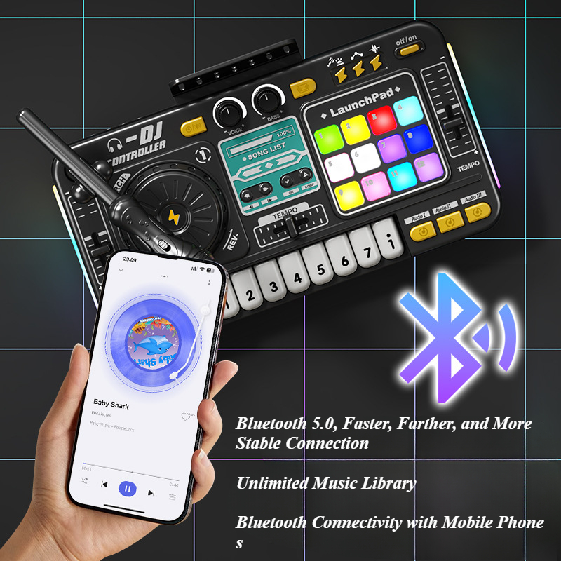 Mezclador de DJ para niños con - Musical Instruments Names reseña y precio