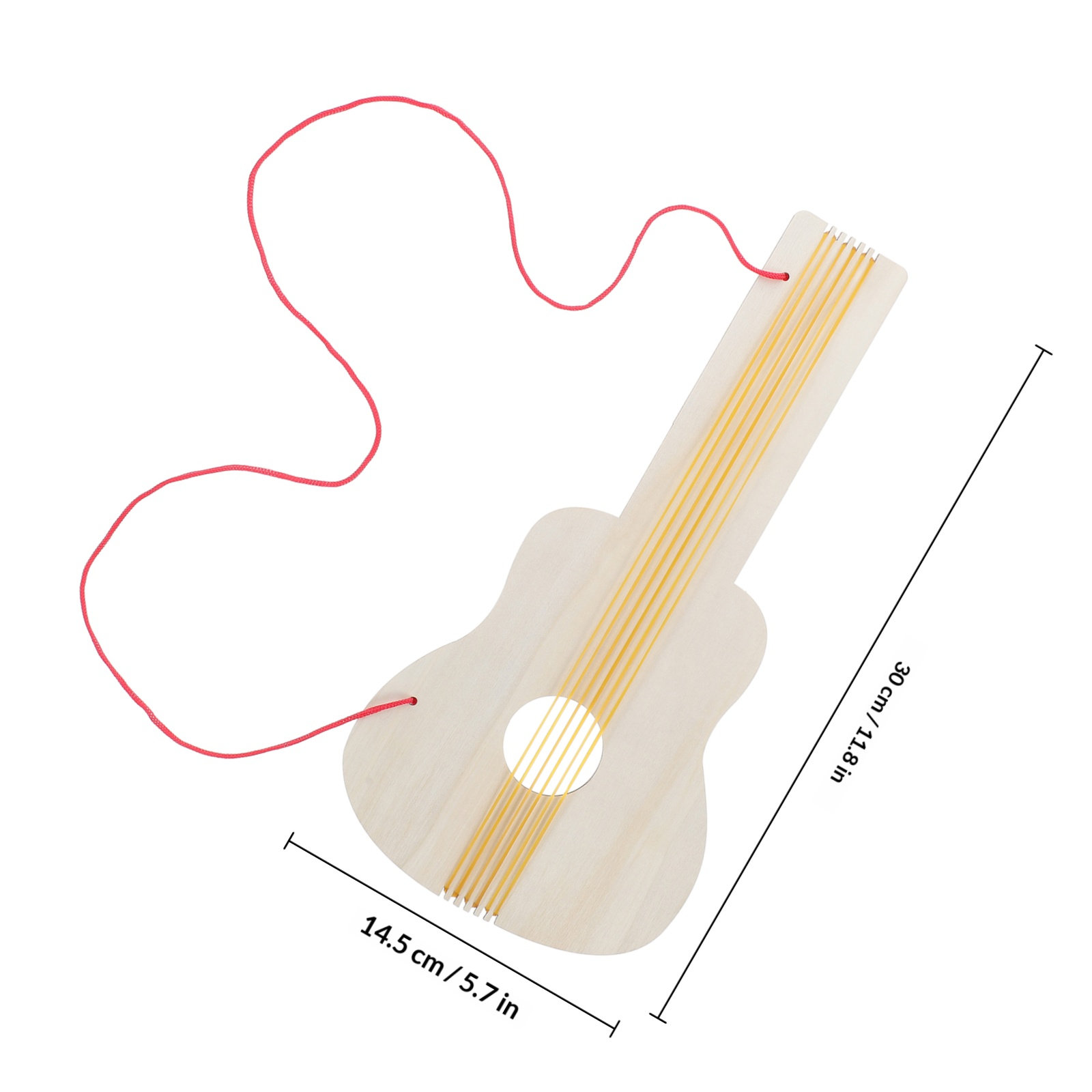 4 Piezas de Guitarra de Madera - Musical Instrument Diy For Kids reseña y precio