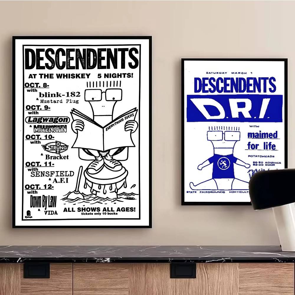 Póster de la banda de Rock Pun - Musical Instrument Poster reseña y precio