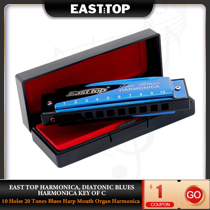 EASTTOP-armónica diatónica par - Musical Instruments Names reseña y precio