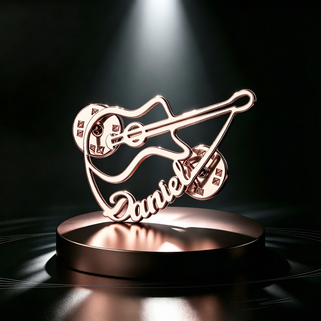 Broche de Violín Personalizado - Musical Instrument And Name reseña y precio
