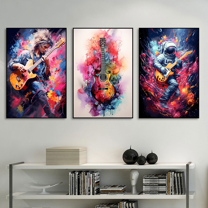 Arte colorido abstracto, instr - Musical Instrument Image reseña y precio