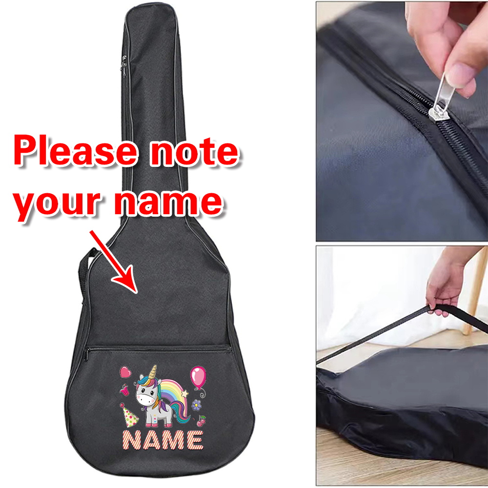 Bolsa de guitarra con nombre p - Musical Instrument And Name reseña y precio