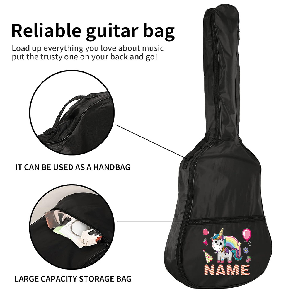Bolsa de guitarra con nombre p - Musical Instrument And Name reseña y precio