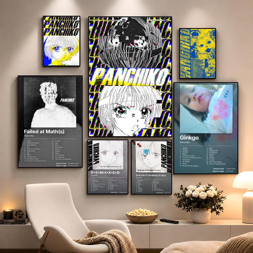 Póster de Band Panchiko Indie  - Musical Instrument Poster reseña y precio