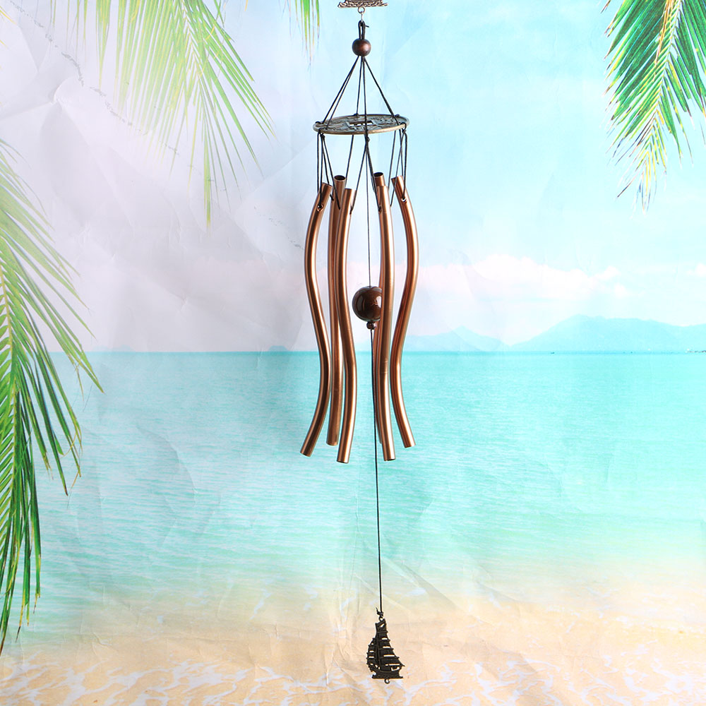 Campanas de viento de cobre he - Wind Chime Tubular reseña y precio