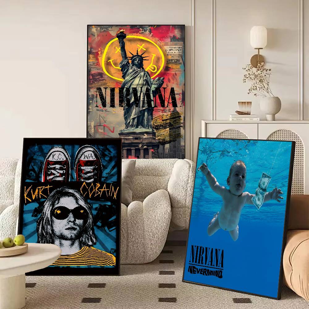 Póster de la banda de rock A-N - Musical Instrument Poster reseña y precio