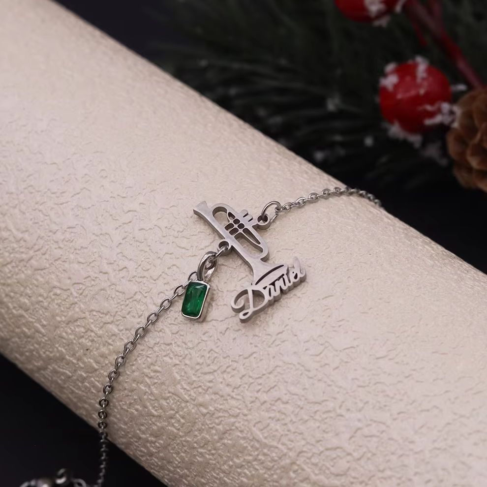 Pulsera de Trompeta con Nombre - Musical Instrument And Name reseña y precio