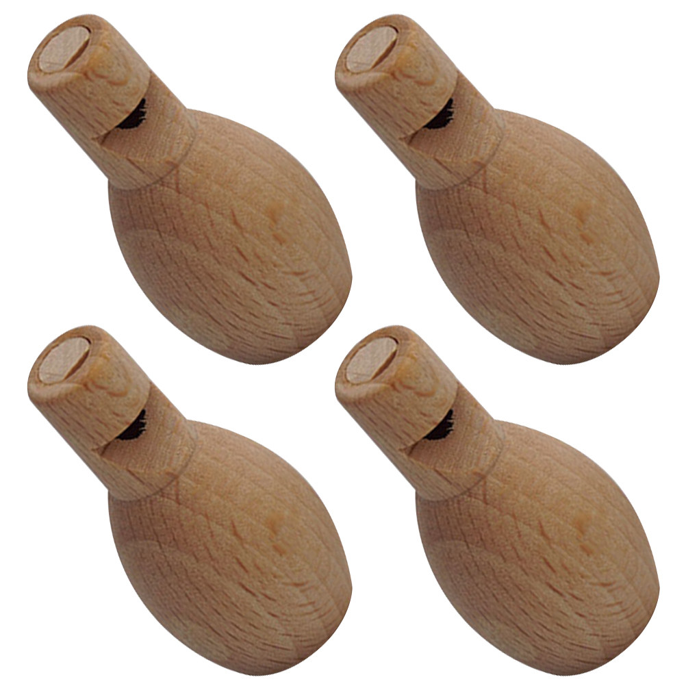 4 piezas de silbatos de madera - Musical Instrument Diy For Kids reseña y precio